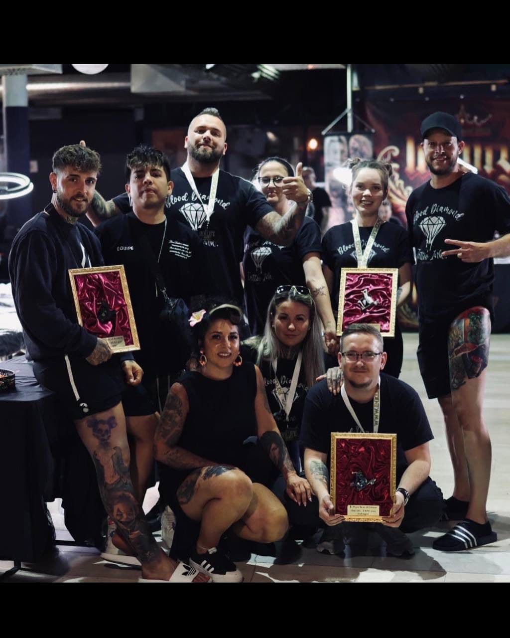 Team von Blood Diamond Tattoo Ink.